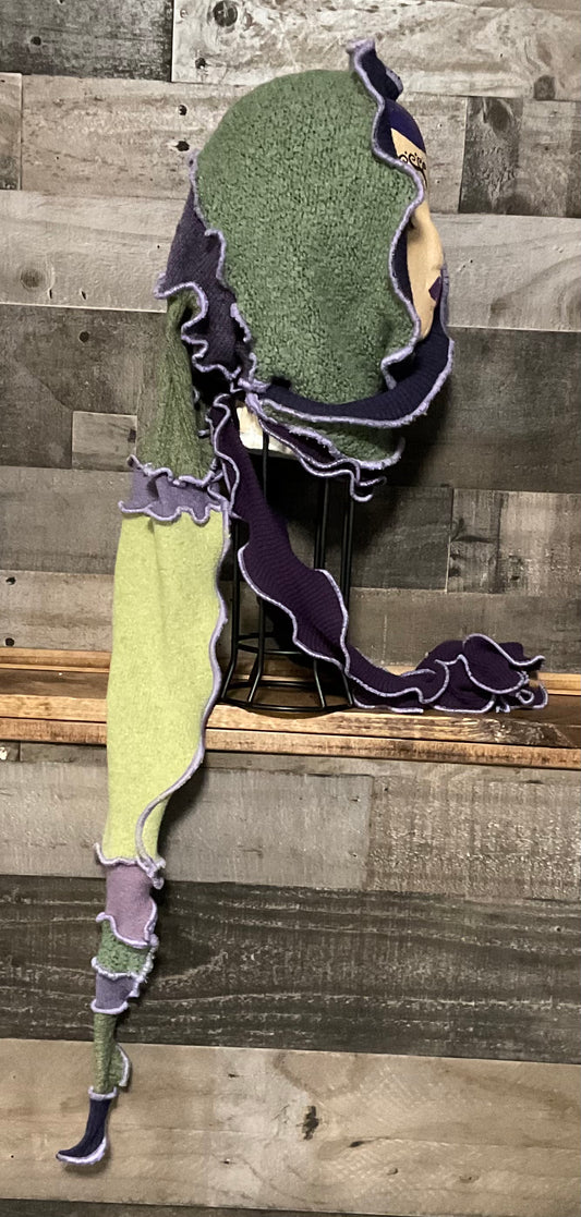 Sage & Lavender Fairy Hooded Scarf